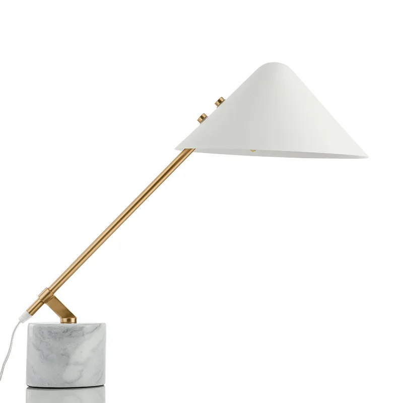 Extremely simple study marble table lamp creative Nordic living room bedroom tea room office desk reading lamp 
Extremely simple study marble table lamp creative Nordic living room bedroom tea room office desk reading lamp