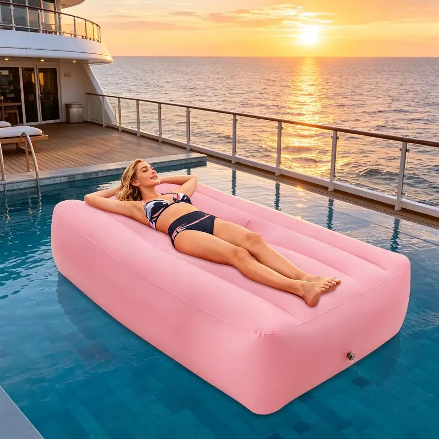 Inflatable Mattress BBL Bed Pool Swim Float Air Bed Pink PVC Durable Waterproof Anti-Tear Wear Resistant Fast Inflation Electric Pump Easy Clean Standard US Size Car SUV Camping Home Outdoor
Inflatable Mattress BBL Bed Pool Swim Float Air Bed Pink PVC Durable Waterproof Anti-Tear Wear Resistant Fast Inflation Electric Pump Easy Clean Standard US Size Car SUV Camping Home Outdoor