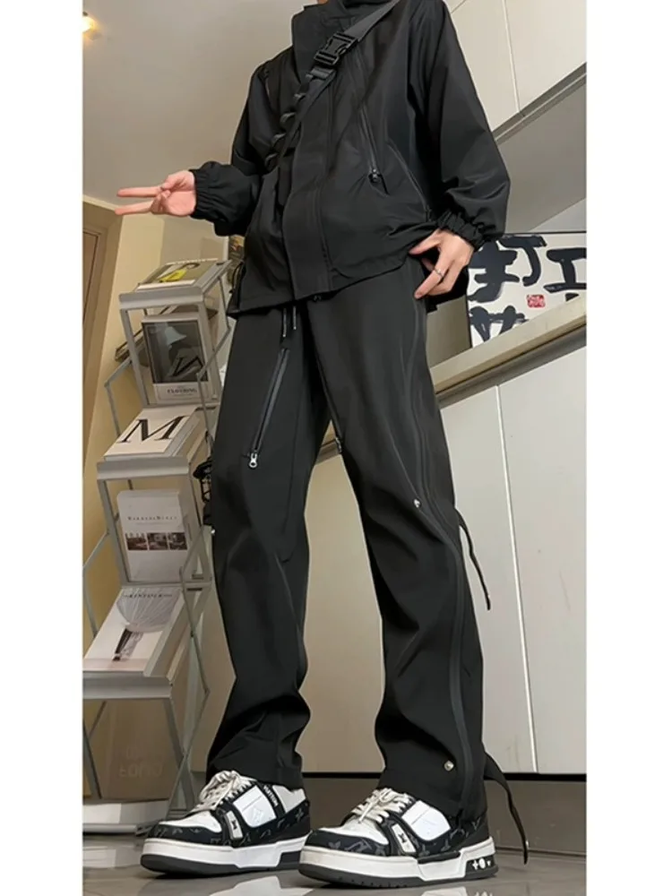 American Sle Men's Fce Lined Work Trousers Autumn Winter Anti Wind Waterproof Cargo Pants Slimming Cold Proof Casual Pants
American Sle Men's Fce Lined Work Trousers Autumn Winter Anti Wind Waterproof Cargo Pants Slimming Cold Proof Casual Pants