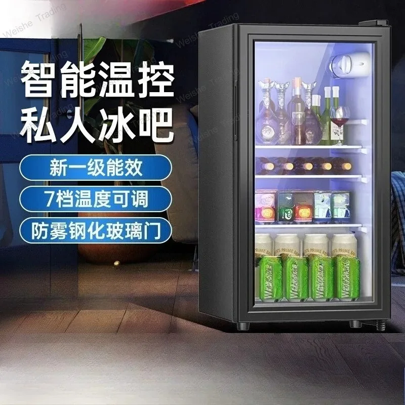 Ice Bar Household Small Refrigerated Fresh-keeping Cabinet Office Large Capacity Tea Beverage Red Wine Transparent Refrigerator
Ice Bar Household Small Refrigerated Fresh-keeping Cabinet Office Large Capacity Tea Beverage Red Wine Transparent Refrigerator