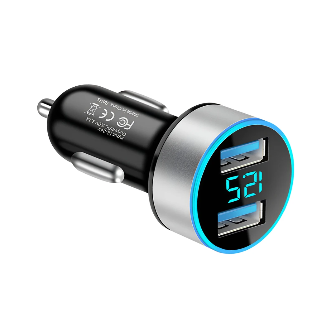 Car 12V 24V Boat Dual Port USB Charger Socket Outlet LED Digital Voltmeter Gauge Display
Car 12V 24V Boat Dual Port USB Charger Socket Outlet LED Digital Voltmeter Gauge Display