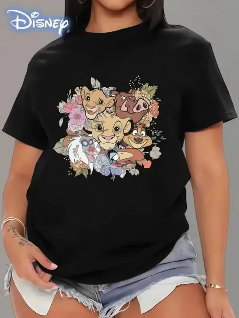 2025 Disney Pattern Printed Women's Casual Comfortable Unique Smiling Face Black Round Neck Short Sleeve T-shirt
2025 Disney Pattern Printed Women's Casual Comfortable Unique Smiling Face Black Round Neck Short Sleeve T-shirt