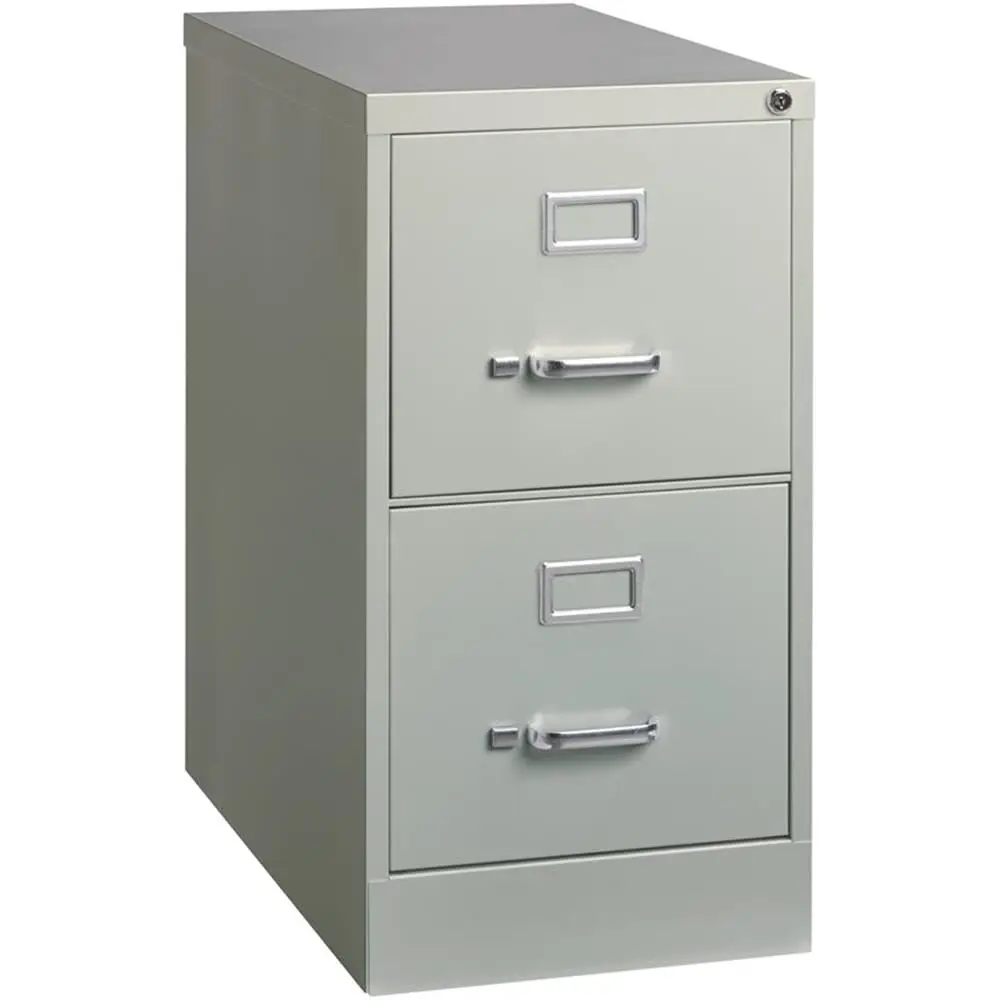 Gray 2-Drawer Metal Filing Cabinet Locking Letter Vertical Office 25in, Customized
Gray 2-Drawer Metal Filing Cabinet Locking Letter Vertical Office 25in, Customized