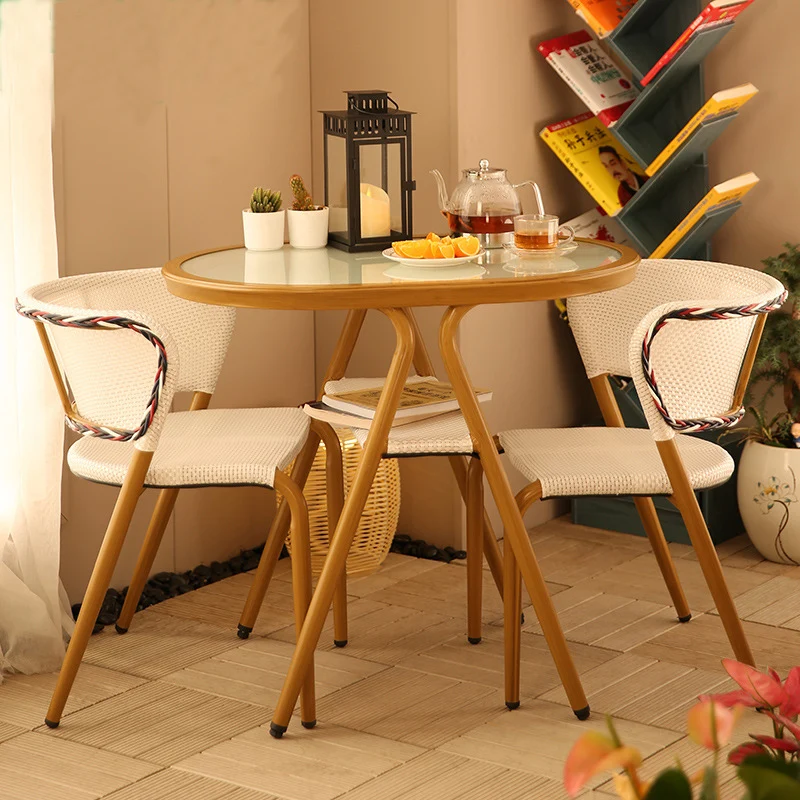 Balcony three-piece leisure table and chairs outdoor Internet celebrity terrace table and chairs household storage rattan chair
Balcony three-piece leisure table and chairs outdoor Internet celebrity terrace table and chairs household storage rattan chair