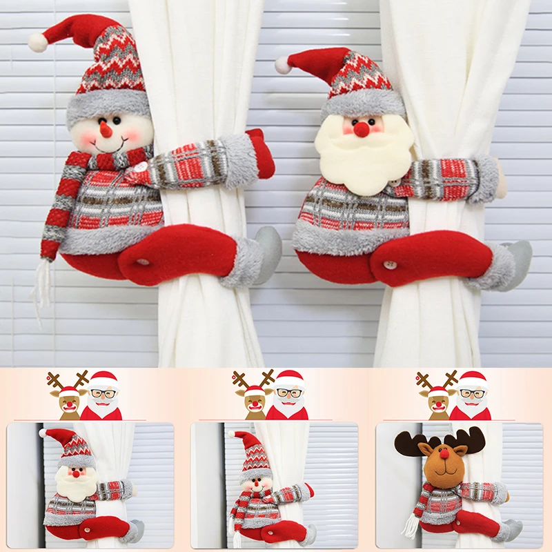 2pcs Christmas Curtain Buckle Home Decorations Santa Claus Window Ornament Decor Supplies Accessories For Living Room
2pcs Christmas Curtain Buckle Home Decorations Santa Claus Window Ornament Decor Supplies Accessories For Living Room
