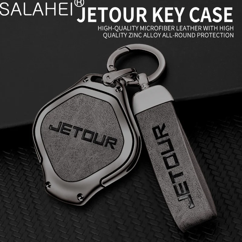 Zinc Alloy Style Leather Car Remote Key Case Cover Shell Fob Holder Accessories For Chery Jetour DASHING X-1 Plus DTC 2022 2023
Zinc Alloy Style Leather Car Remote Key Case Cover Shell Fob Holder Accessories For Chery Jetour DASHING X-1 Plus DTC 2022 2023
