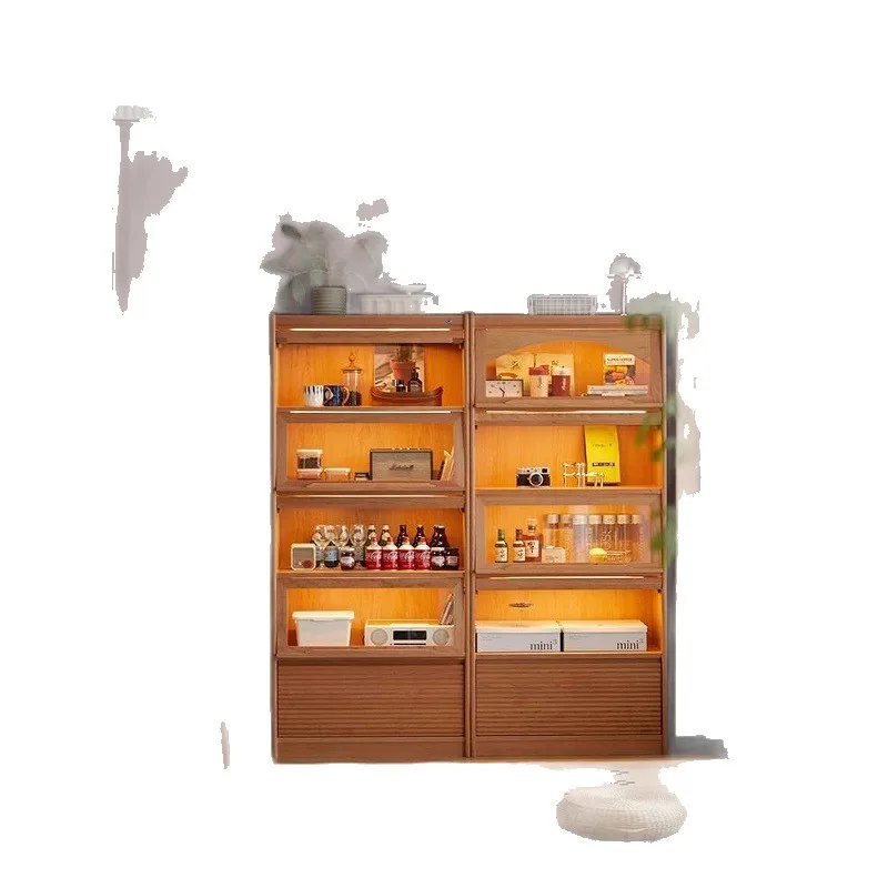 Nordic solid wood bookcase Japanese cherry wood living room storage floor bookshelf display cabinet whole wall combination
Nordic solid wood bookcase Japanese cherry wood living room storage floor bookshelf display cabinet whole wall combination