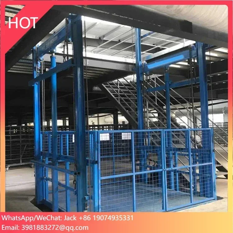 Vertical Freight Elevator Electric Goods Lifting Platform Small Hydraulic Warehouse Guide Rail Cargo Lift
Vertical Freight Elevator Electric Goods Lifting Platform Small Hydraulic Warehouse Guide Rail Cargo Lift