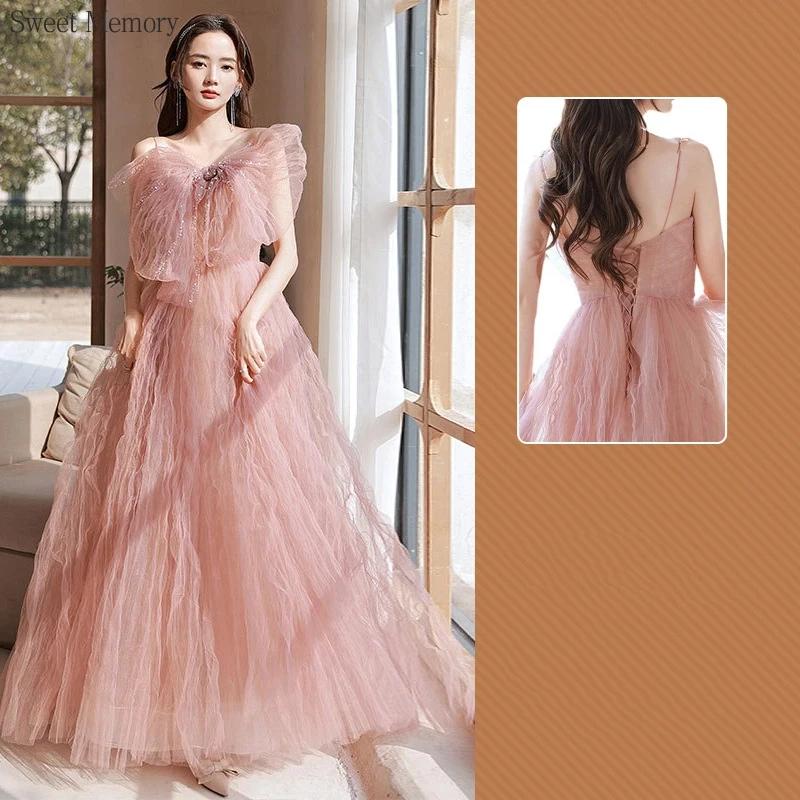 A8178 Girls Prom Dress Fashion Women Clothes Floor Length Vestido Sweet Memory Pink Evening Gown Sexy Banquet Long Party Dresses
A8178 Girls Prom Dress Fashion Women Clothes Floor Length Vestido Sweet Memory Pink Evening Gown Sexy Banquet Long Party Dresses