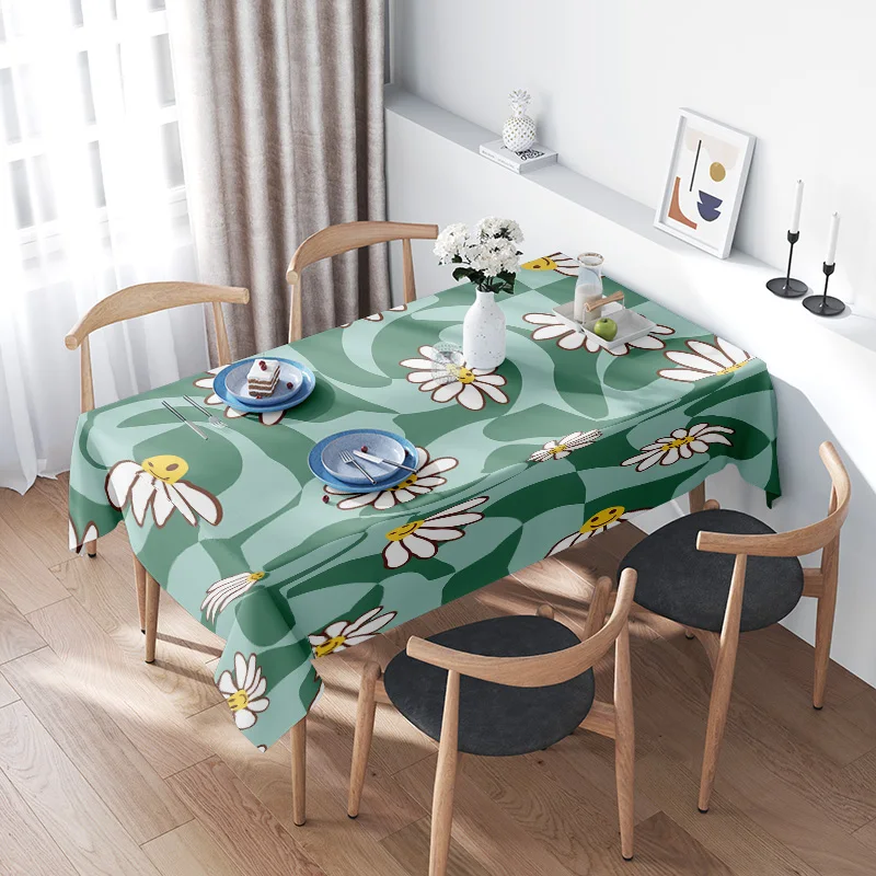 Modern Floral Tablecloth SetDurable, Washable, Perfect for Home Dining Tables Green White Flower Pattern Table Cover Decorative
Modern Floral Tablecloth SetDurable, Washable, Perfect for Home Dining Tables Green White Flower Pattern Table Cover Decorative