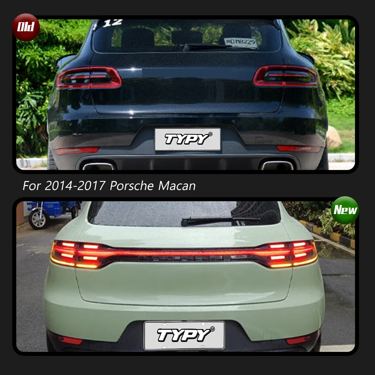 Светодиодные задние фонари, крышка багажника для Porsche Macan 2014-2017, обновление сквозного заднего фонаря, стиль 2023, запуск динамических ламп
Светодиодные задние фонари, крышка багажника для Porsche Macan 2014-2017, обновление сквозного заднего фонаря, стиль 2023, запуск динамических ламп