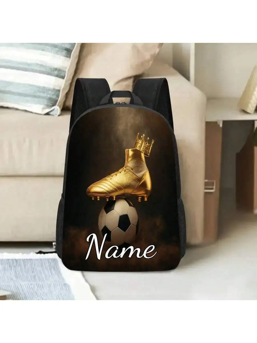 Customizable Football Backpack With Name Print Large Capacity 17 Inch Casual Notebook Bag
Customizable Football Backpack With Name Print Large Capacity 17 Inch Casual Notebook Bag