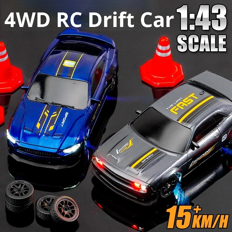 1:43 Scale Full Proportional 4wd Rc Drift Car Gyroscope Professional High Speed Racing Car Remote Control Model Sports Boys Toy
1:43 Scale Full Proportional 4wd Rc Drift Car Gyroscope Professional High Speed Racing Car Remote Control Model Sports Boys Toy