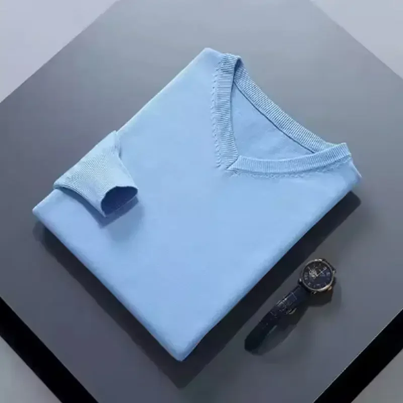 Кашемировый пуловер из смесового хлопка, мужской свитер, осень-зима, классический универсальный джемпер с круглым вырезом, вязаные свитера Homme, мужские
Кашемировый пуловер из смесового хлопка, мужской свитер, осень-зима, классический универсальный джемпер с круглым вырезом, вязаные свитера Homme, мужские