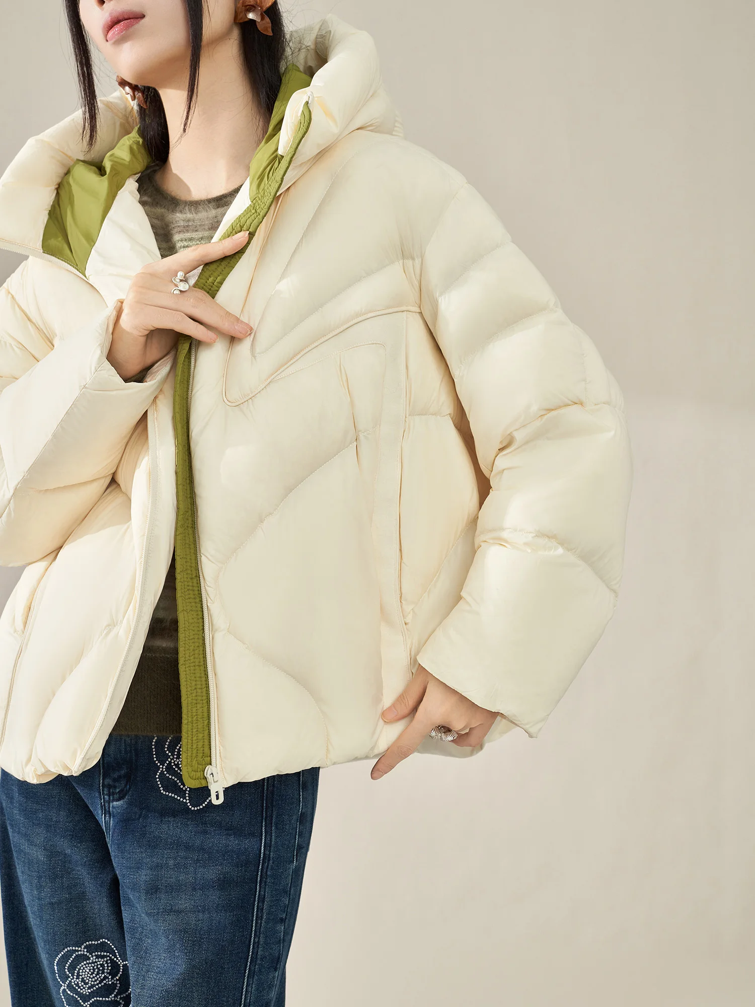 Winter New Sle Korean Sle Hooded 90 White Du down Jaet Women's Color Blo Outerwear Fce Lined Long Sve Zipper ...
Winter New Sle Korean Sle Hooded 90 White Du down Jaet Women's Color Blo Outerwear Fce Lined Long Sve Zipper ...