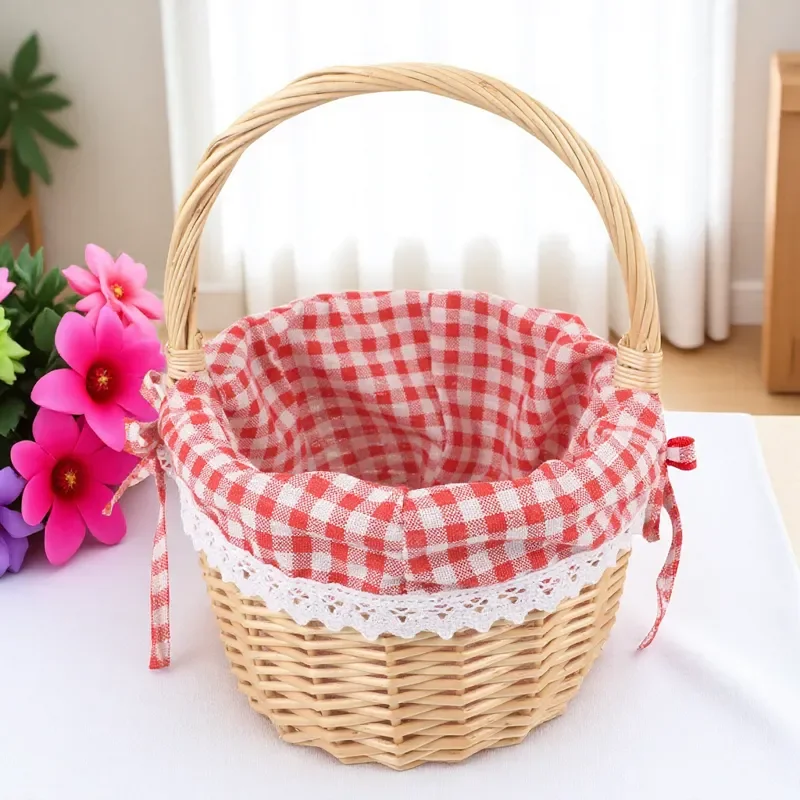 Wicker Storage Basket For Fruit Vegetables Bread Snack Food Organization Home Kitchen Picnic Gift Container
Wicker Storage Basket For Fruit Vegetables Bread Snack Food Organization Home Kitchen Picnic Gift Container