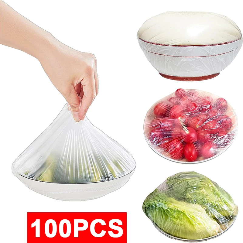 50 Pieces Disposable Food Cover Food Grade Plastic Elastic Food Lids Wrap Bags Refrigerator Fresh-keep Bag for Fruit Vegetable
50 Pieces Disposable Food Cover Food Grade Plastic Elastic Food Lids Wrap Bags Refrigerator Fresh-keep Bag for Fruit Vegetable
