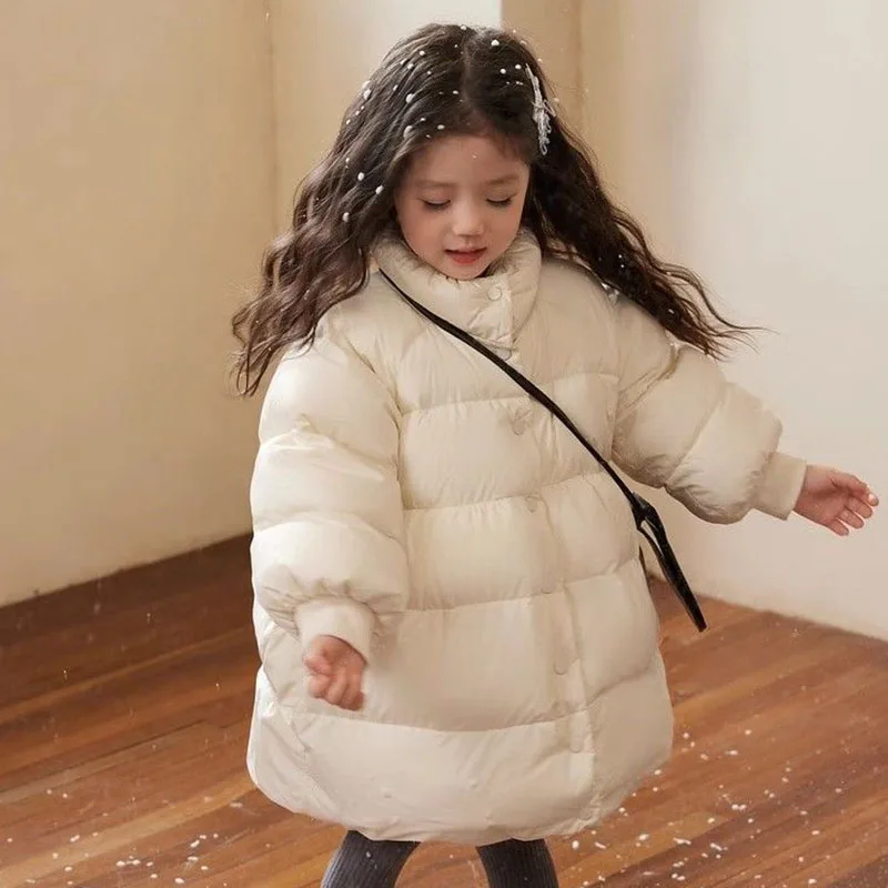 Baby Girls Padded Cotton Coat Children 2024 New Autumn Winter Fashion Simple Casual Warm Padded Cotton Coat Korean Simple Style
Baby Girls Padded Cotton Coat Children 2024 New Autumn Winter Fashion Simple Casual Warm Padded Cotton Coat Korean Simple Style
