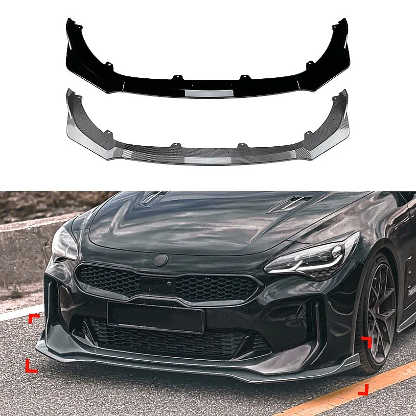 For Kia Stinger GT 2018-2023 Front Lip Spoiler Bumper Splitter Body Kit
For Kia Stinger GT 2018-2023 Front Lip Spoiler Bumper Splitter Body Kit
