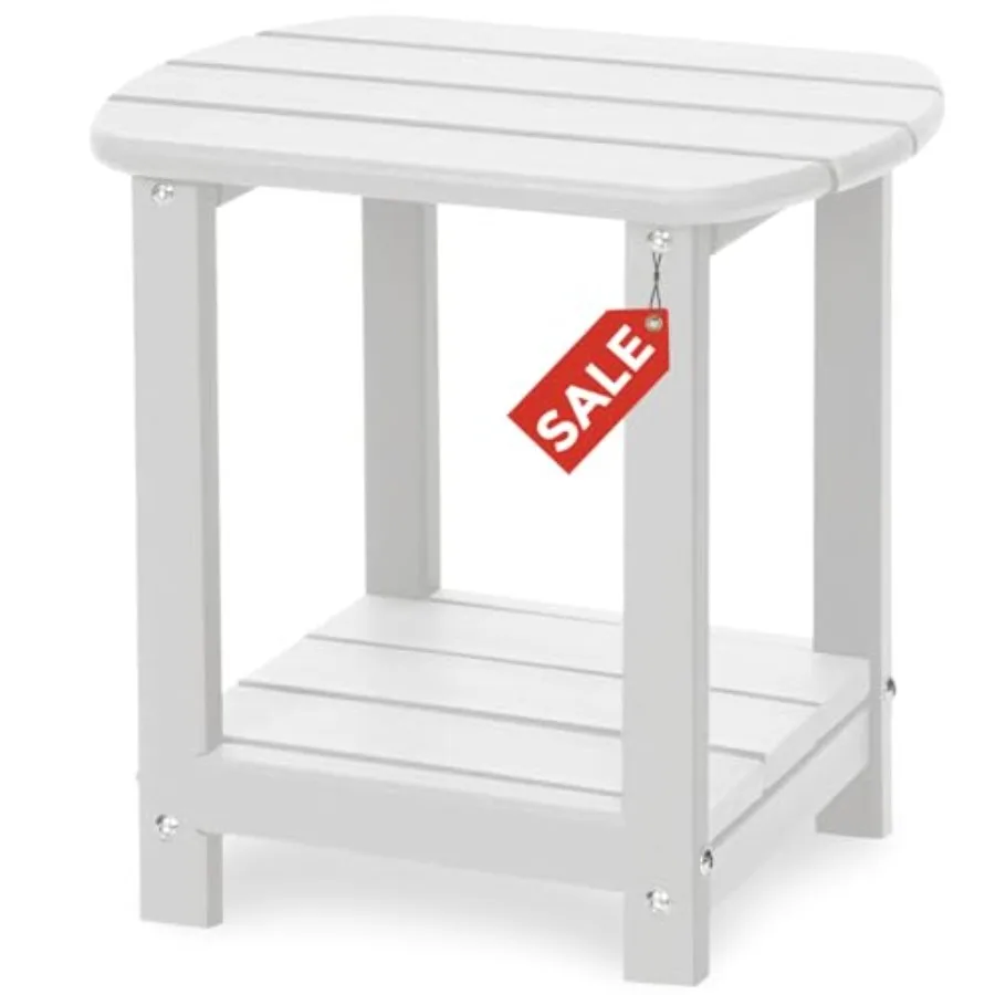 Adirondack Square Outdoor Side Table2-Tier Storage Patio Side Table HDPE End Tables for Backyard Pool Porch Garden Lawn
Adirondack Square Outdoor Side Table2-Tier Storage Patio Side Table HDPE End Tables for Backyard Pool Porch Garden Lawn