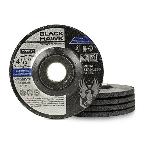 Metal Grinding Wheels for Angle Grinder, 4.5" x 1/4" x 7/8", 5 Pack
Metal Grinding Wheels for Angle Grinder, 4.5" x 1/4" x 7/8", 5 Pack