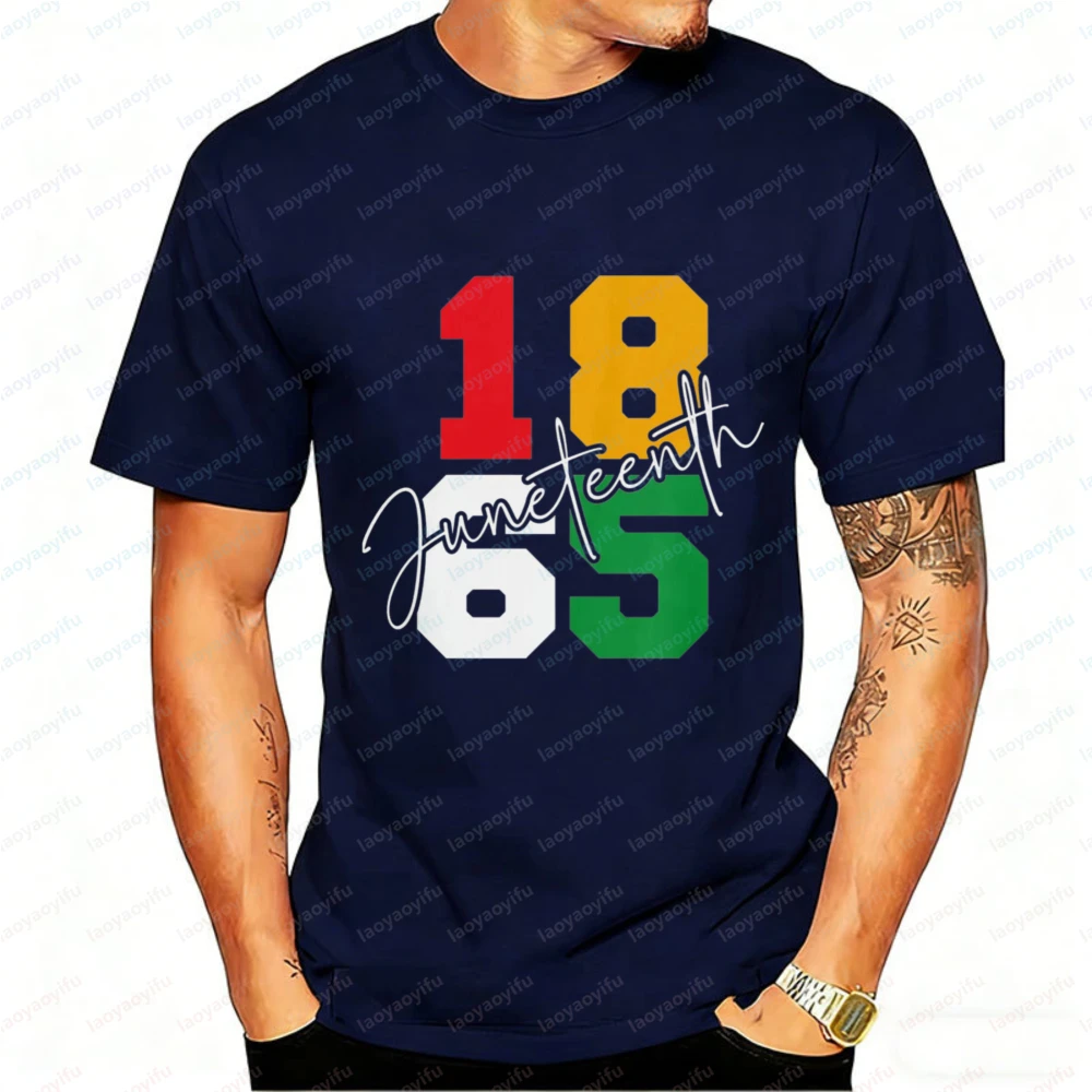 Men's Juneteenth 1865 Graphic T Shirt Retro Colorful Number Print Casual Cotton Black History Freedom Emancipation Day Tee Tops
Men's Juneteenth 1865 Graphic T Shirt Retro Colorful Number Print Casual Cotton Black History Freedom Emancipation Day Tee Tops
