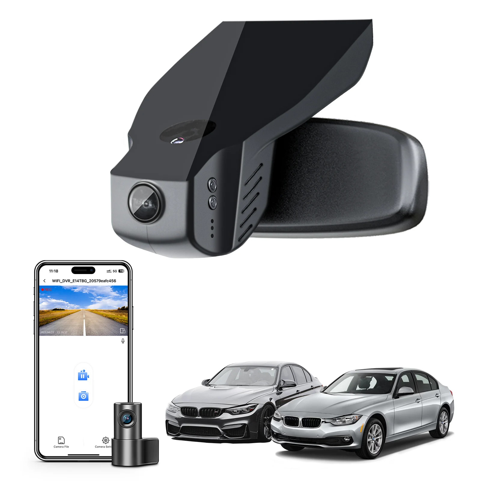 Mangoal 4K Dash Cam For BMW 3-Series Gen6 F30 F31 F34 F35 Select M3 F80 2012-2019 Car Recorder With WiFi APP GPS 64GB 128GB Card
Mangoal 4K Dash Cam For BMW 3-Series Gen6 F30 F31 F34 F35 Select M3 F80 2012-2019 Car Recorder With WiFi APP GPS 64GB 128GB Card