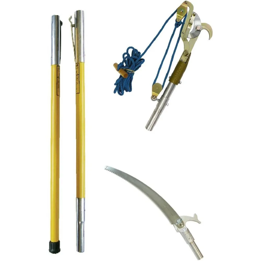 FG-6PKG-7 FG-Series Manual Pole Saw and Tree Pruner with Two 6-Foot Fiberglass Poles
FG-6PKG-7 FG-Series Manual Pole Saw and Tree Pruner with Two 6-Foot Fiberglass Poles