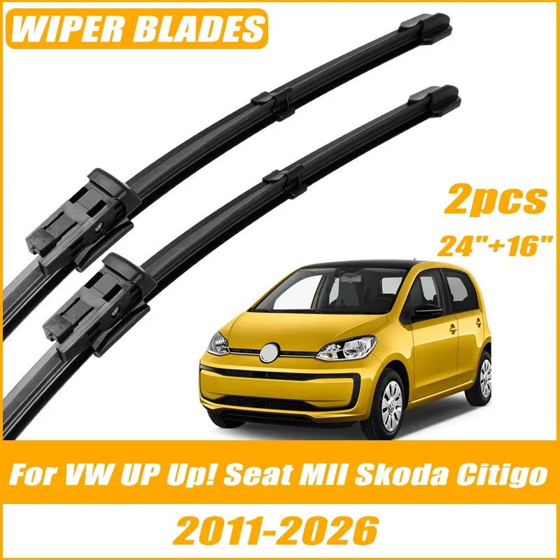 2pcs Wiper Front Wiper Blades For VW UP! Seat MII Skoda Citigo 11-26 Windshield Windscreen Clean Window Car Rain Brushes 24"+16"
2pcs Wiper Front Wiper Blades For VW UP! Seat MII Skoda Citigo 11-26 Windshield Windscreen Clean Window Car Rain Brushes 24"+16"