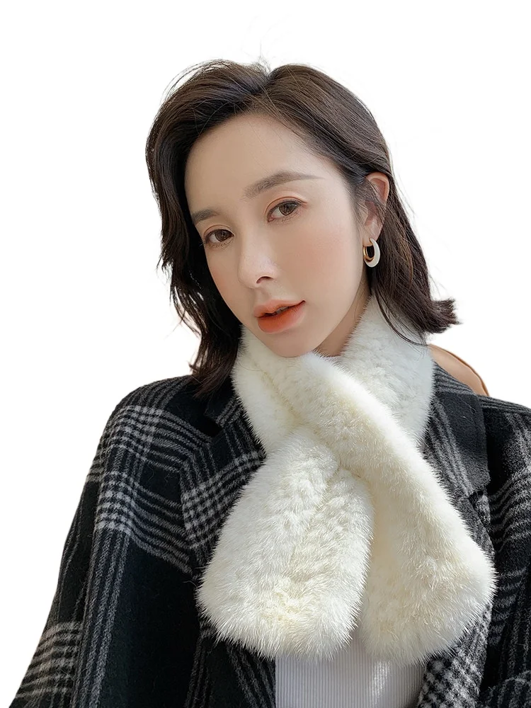 New exquisite double-sided mink hair woven fur scarf women's basic versatile fur collar scarf
New exquisite double-sided mink hair woven fur scarf women's basic versatile fur collar scarf