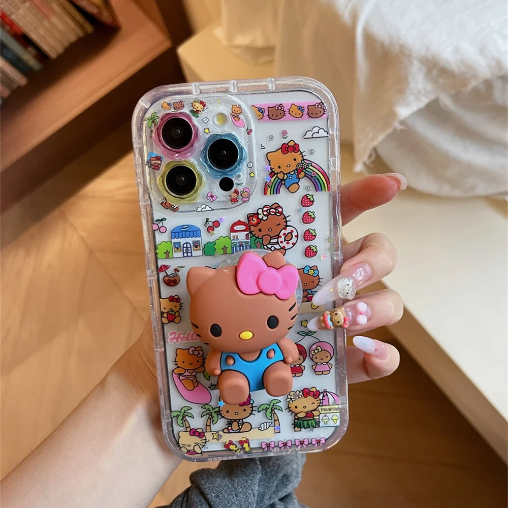 Cartoon cute Hellokitty with stand Phone case For iphone 13 14 15Pro 16 Pro Max 15 13 cover Holder shockproof Protective Capa
Cartoon cute Hellokitty with stand Phone case For iphone 13 14 15Pro 16 Pro Max 15 13 cover Holder shockproof Protective Capa