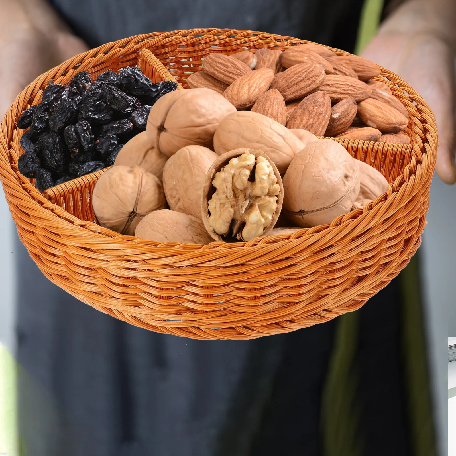 Многосеточная тканая корзина для хранения, полипропиленовый пластиковый настольный поднос для фруктов, держатель для закусок, тканая корзина с фруктами для домашнего офиса
Многосеточная тканая корзина для хранения, полипропиленовый пластиковый настольный поднос для фруктов, держатель для закусок, тканая корзина с фруктами для домашнего офиса