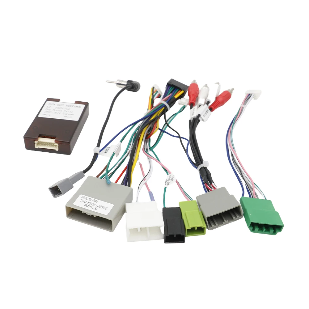 For Honda Civic Hatchback 5D European 16pin Car Wiring Harness Adapter Canbus Box Decoder Android Radio Power Cable
For Honda Civic Hatchback 5D European 16pin Car Wiring Harness Adapter Canbus Box Decoder Android Radio Power Cable