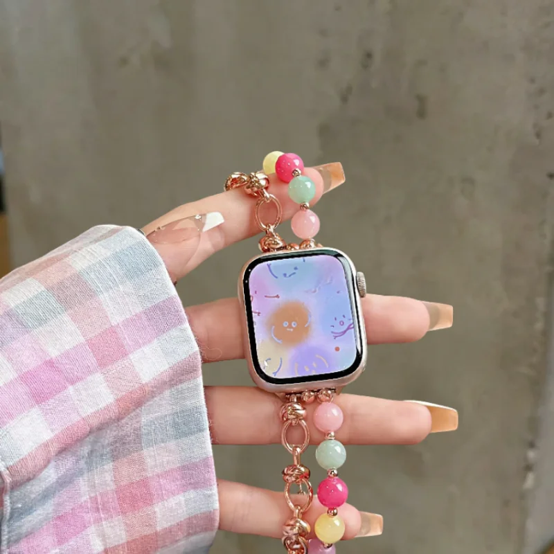 Retro luxury style watch strap compatible with iWatch watch strap 38mm 40mm 41mm 42mm 44mm 45mm 49mm fashionable handmade watch
Retro luxury style watch strap compatible with iWatch watch strap 38mm 40mm 41mm 42mm 44mm 45mm 49mm fashionable handmade watch