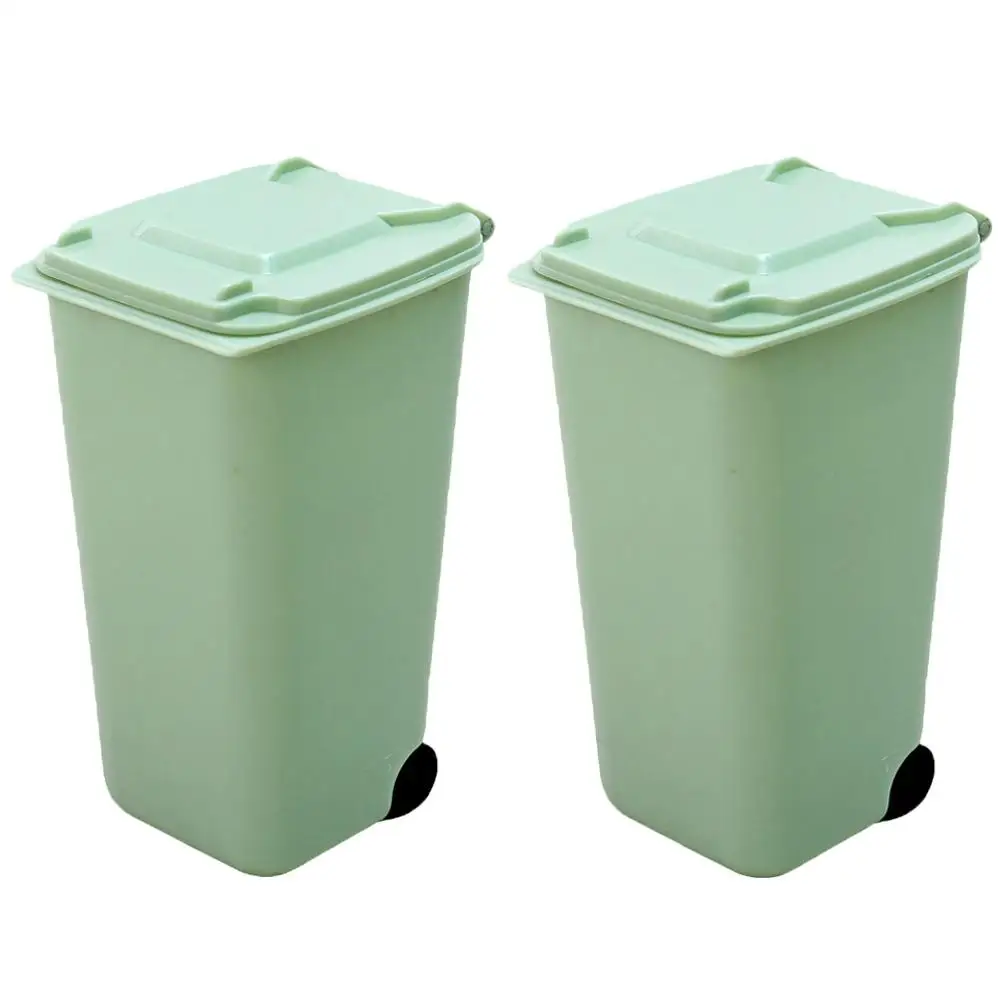 Mini Trash Can 2 Pcs Small Waste Desktop Countertop Lid Office Storage Boxes Pen Holder Fashion Durability PP Material
Mini Trash Can 2 Pcs Small Waste Desktop Countertop Lid Office Storage Boxes Pen Holder Fashion Durability PP Material