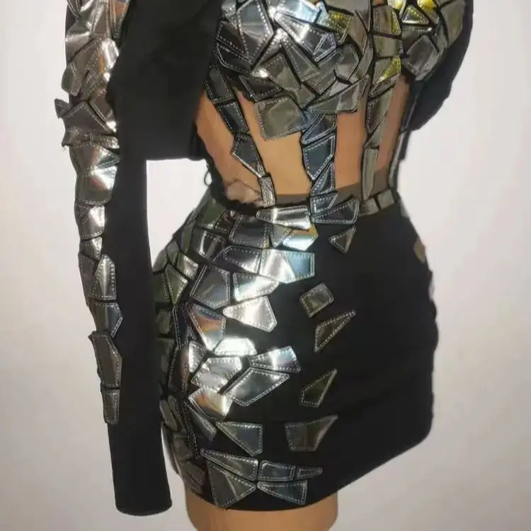 Event outfit Drag Queen Stage Party Dress Nightclub Bar Female Singer Mirror Costumes Women Gogo Dancers
Event outfit Drag Queen Stage Party Dress Nightclub Bar Female Singer Mirror Costumes Women Gogo Dancers