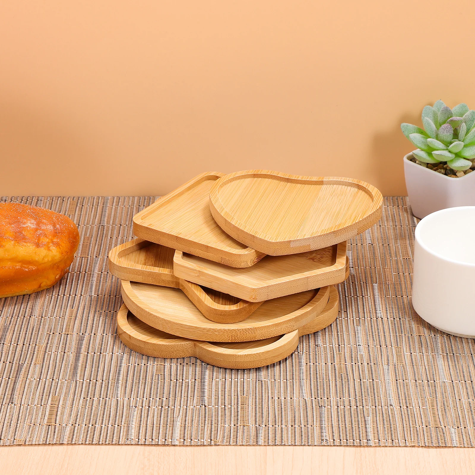 6 Pcs Bamboo Tray Set Stone Substrate Mosaic Coaster Making Accessories Crafts DIY Kits Blank Base Trays Wear Resistant
6 Pcs Bamboo Tray Set Stone Substrate Mosaic Coaster Making Accessories Crafts DIY Kits Blank Base Trays Wear Resistant
