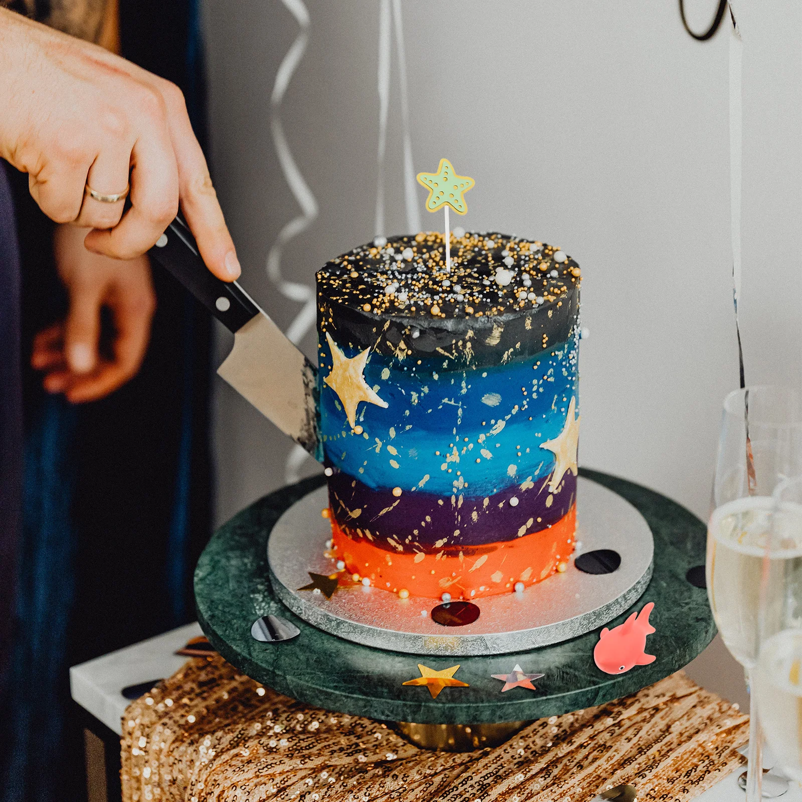 18 pcs Ocean Theme Cake Adornments Delicate Exquisite Decorative Picks Birthday Holiday Party Marine Theme Toppers Lightweight
18 pcs Ocean Theme Cake Adornments Delicate Exquisite Decorative Picks Birthday Holiday Party Marine Theme Toppers Lightweight