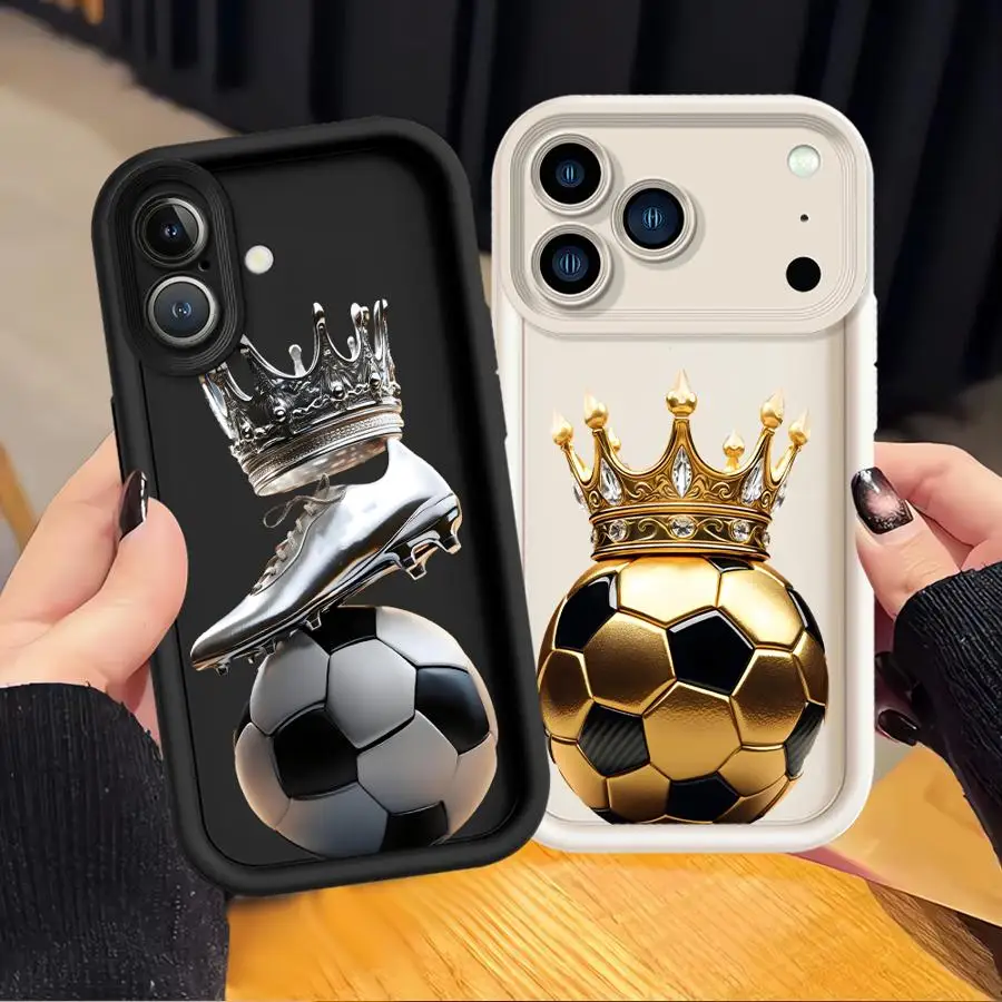 Case for Apple iPhone 17 Pro Max 16e 16 11 XR 15 17E 13 Mini 12 14 Plus XS Phone Cover Golden Soccer Crown Print
Case for Apple iPhone 17 Pro Max 16e 16 11 XR 15 17E 13 Mini 12 14 Plus XS Phone Cover Golden Soccer Crown Print