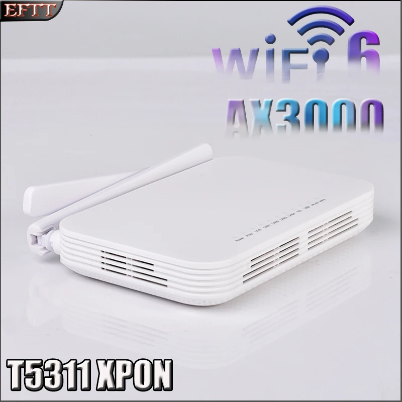 New AX3000 WIFI 6 XPON ONT 4GE VOIP USB DUAL BAND 2.4G/5G GPON/EPON ONU Huawei HiSilicon Chip Technology Fiber Router Modem
New AX3000 WIFI 6 XPON ONT 4GE VOIP USB DUAL BAND 2.4G/5G GPON/EPON ONU Huawei HiSilicon Chip Technology Fiber Router Modem