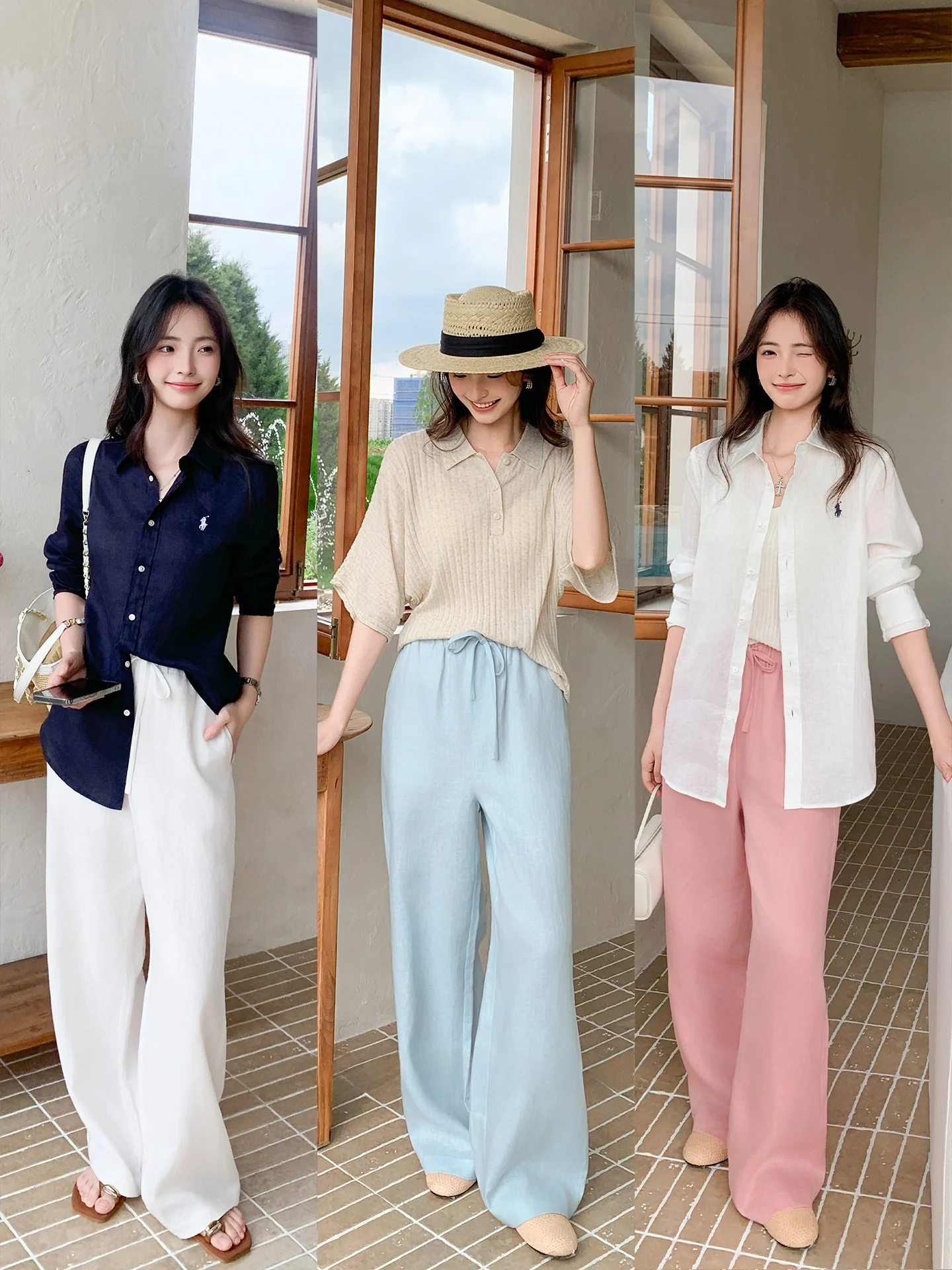 High Waist Slimming Linen Casual Pants Women's Non-Lightweight Straight Leg Trousers Comfortable Breathable Eco-Friendly
High Waist Slimming Linen Casual Pants Women's Non-Lightweight Straight Leg Trousers Comfortable Breathable Eco-Friendly