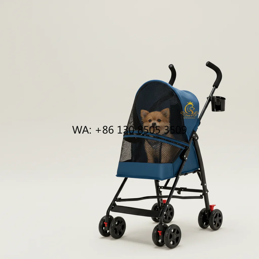 Hot Sale Lightweight Pet Stroller 4.5inch EVA Wheels Breathable Mesh Dog Cat Stroller for Travel (Max Load 15kg)
Hot Sale Lightweight Pet Stroller 4.5inch EVA Wheels Breathable Mesh Dog Cat Stroller for Travel (Max Load 15kg)