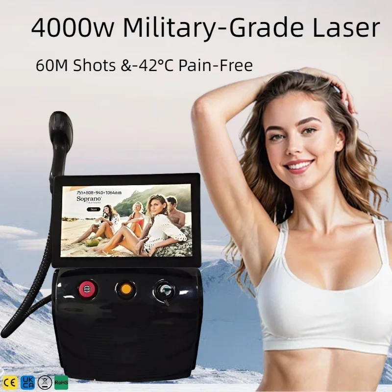 Painless Diode Laser Hair Remover for Home Use with Ice Cooling Technology Permanent Hair Removal for Face Body Bikini Line
Painless Diode Laser Hair Remover for Home Use with Ice Cooling Technology Permanent Hair Removal for Face Body Bikini Line
