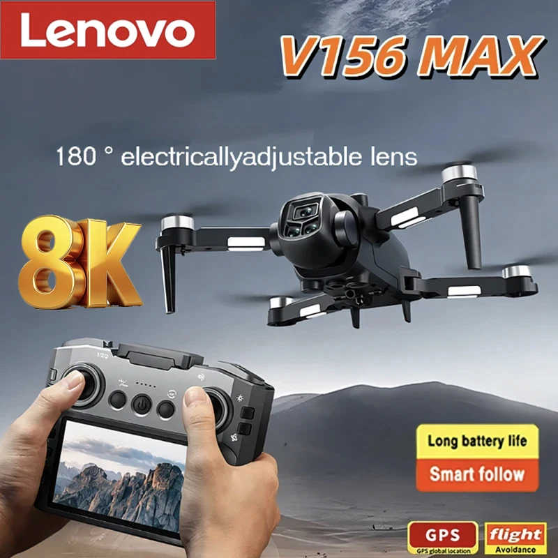 Lenovo V156 MAX Дрон 8K HD 5G WIFI GPS Экран RC Двойная камера ntelligent Уникнення препятствий Бесщеточные силовые игрушки Дрон Подарок 2026
Lenovo V156 MAX Дрон 8K HD 5G WIFI GPS Экран RC Двойная камера ntelligent Уникнення препятствий Бесщеточные силовые игрушки Дрон Подарок 2026