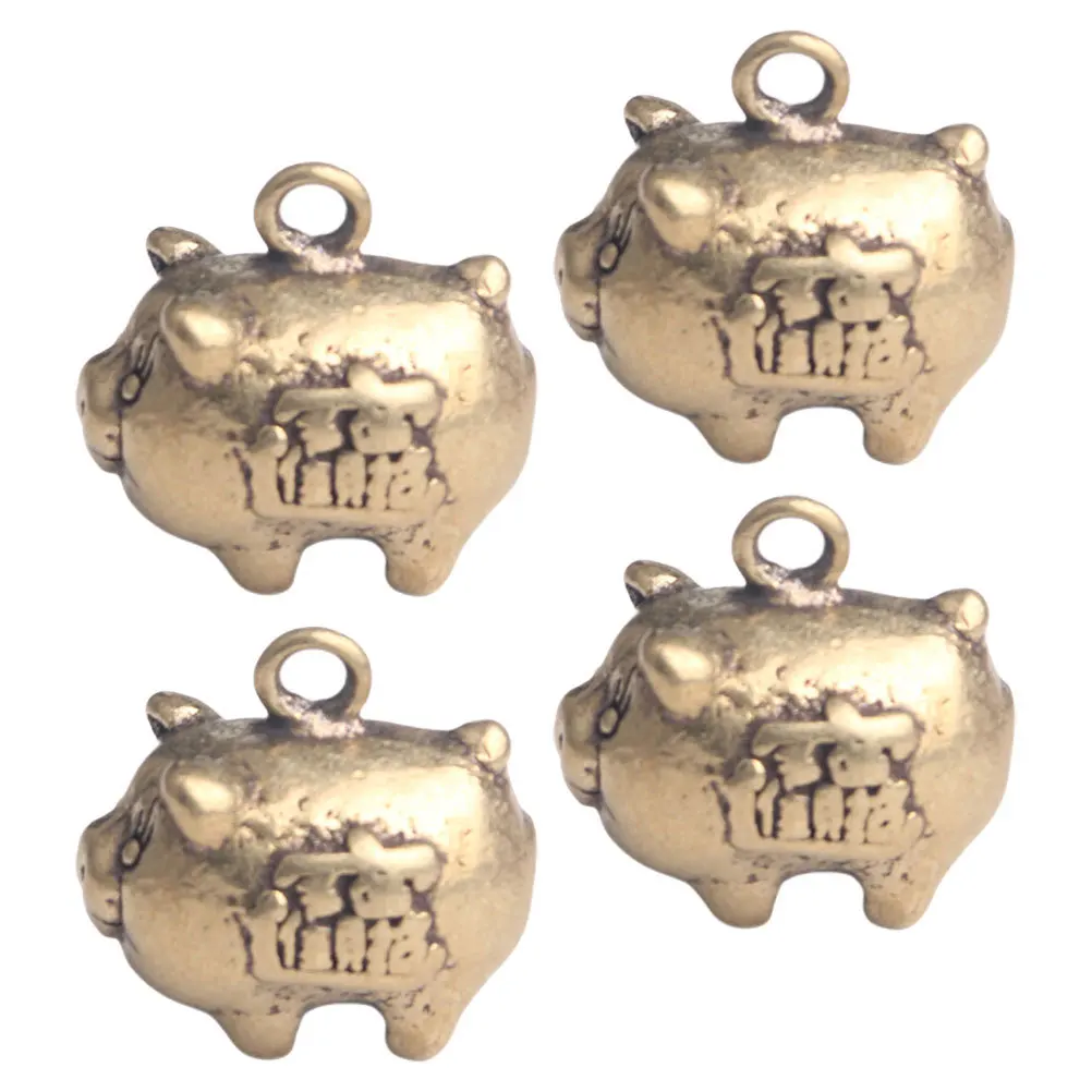 4Pcs Keychain Charms Vintage Brass Pig Pendants DIY Craft Animal Statue Hanging Decor Vintage Pig Pendant Key Ring Pendant
4Pcs Keychain Charms Vintage Brass Pig Pendants DIY Craft Animal Statue Hanging Decor Vintage Pig Pendant Key Ring Pendant