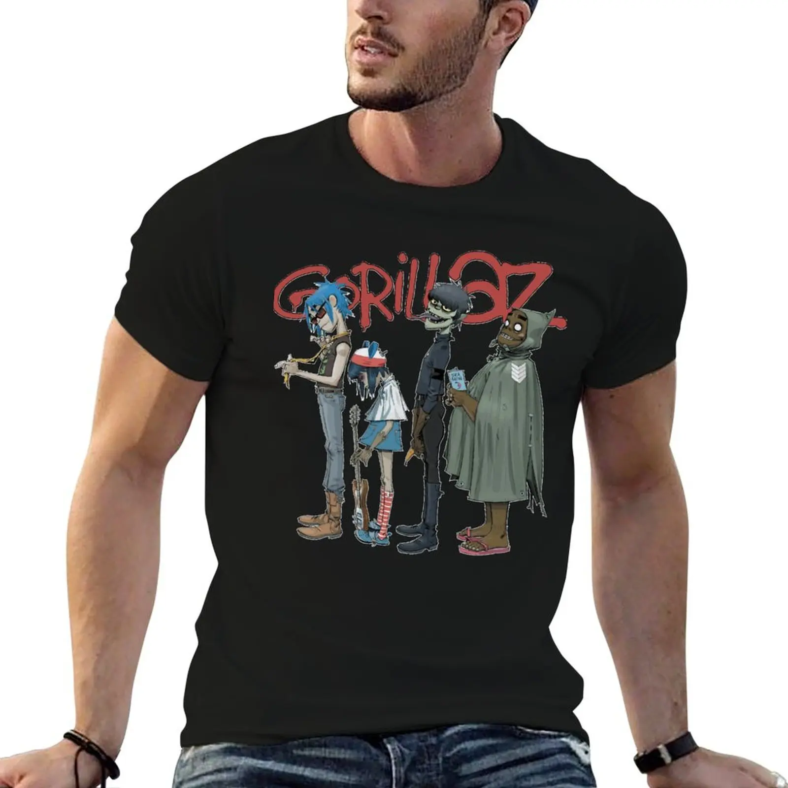 Russelq--Gorillazq-Funny T-Shirt croswit shirt man summer top gifts for boyfriend hippie clothes mens graphic t-shirts
Russelq--Gorillazq-Funny T-Shirt croswit shirt man summer top gifts for boyfriend hippie clothes mens graphic t-shirts