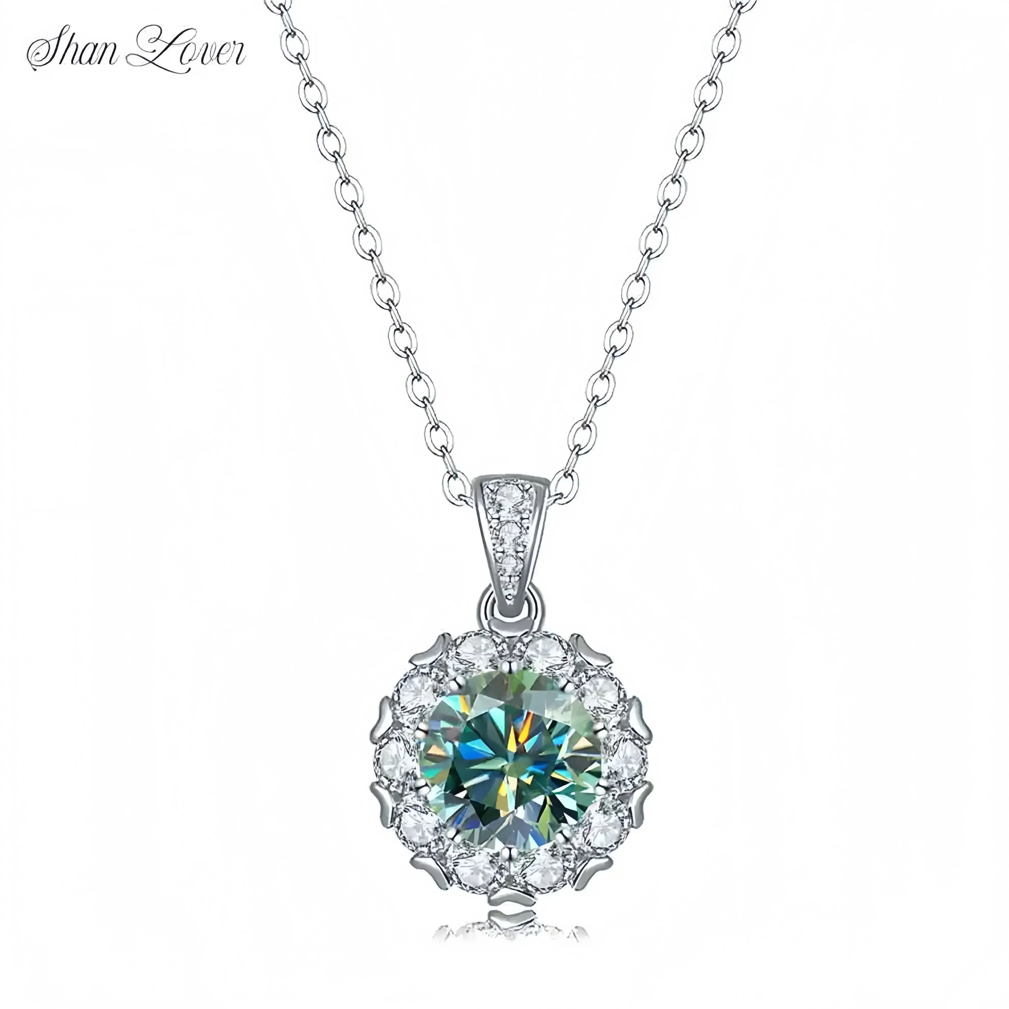 ShanLover Brand Moissanite Diamond Princess Necklace for Women Fashion 925 Sterling Silver Diamond-Studded Pure Silver Jewelry
ShanLover Brand Moissanite Diamond Princess Necklace for Women Fashion 925 Sterling Silver Diamond-Studded Pure Silver Jewelry