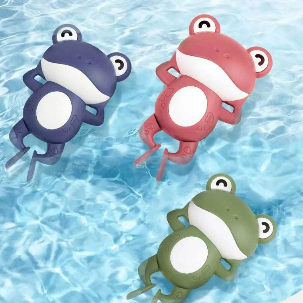 Заводная плавающая лягушка-игрушка для ванной, милая водная игрушка для детей, для игр в душе и ванной, подарок
Заводная плавающая лягушка-игрушка для ванной, милая водная игрушка для детей, для игр в душе и ванной, подарок