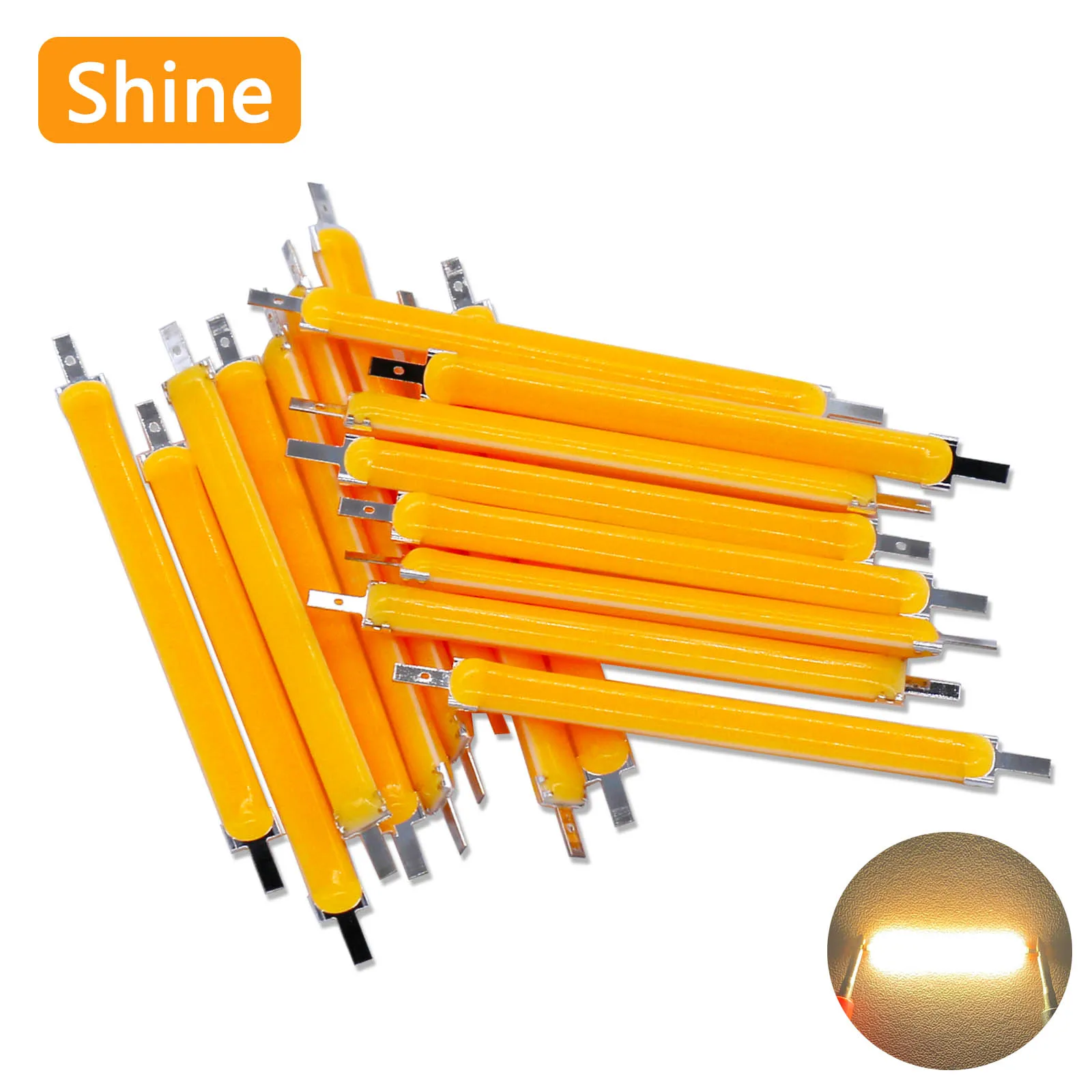 New Model-4030 Hard Filament DC66-72V 24mA 40mm Ceramic Substrate DIY Home Decoration Lighting LED Filament Bulb Accessories DIY
New Model-4030 Hard Filament DC66-72V 24mA 40mm Ceramic Substrate DIY Home Decoration Lighting LED Filament Bulb Accessories DIY