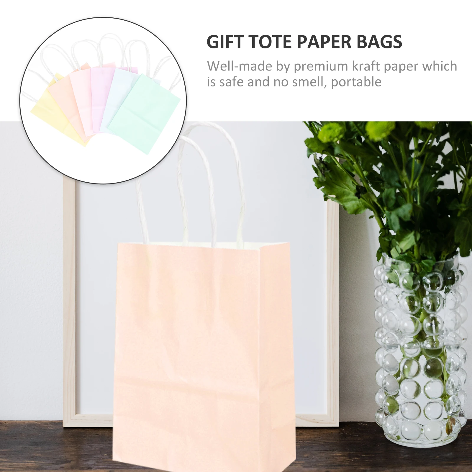 24pcs Gift Bags Kraft Paper Party Favor Bags Party Favor Tote Pouches 15x11x6 Sturdy Wedding Birthday Supplies
24pcs Gift Bags Kraft Paper Party Favor Bags Party Favor Tote Pouches 15x11x6 Sturdy Wedding Birthday Supplies